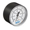 Diaphragm drum pressure gauge Type 783 steel R63 measuring range 0 - 60 mbar process connection brass 1/4" BSPP